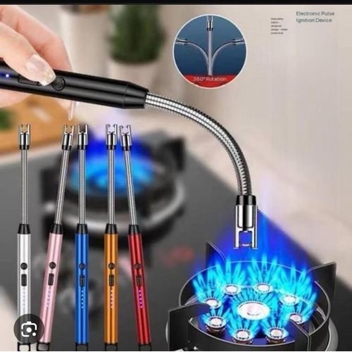 USB Rechargeable Electric Arc Lighter - Flexible 360° Windproof Gas Lighter