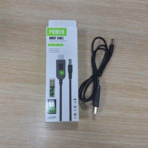 WiFi To Powerbank Cable Connector DC 5V To 12V USB Cable Boost Converter Step-up Cord For Wifi Router