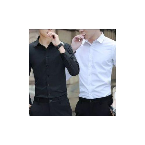 Men's Plain Long Sleeve Shirts For Man