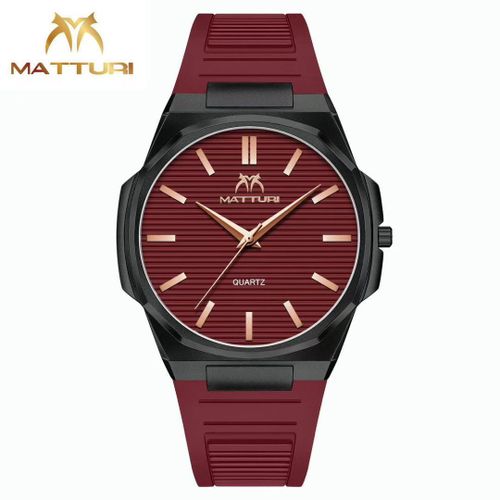 Long Lasting / Non Fading Sophisticated Chronograph Red Big Engine Diamond I Wristwatch