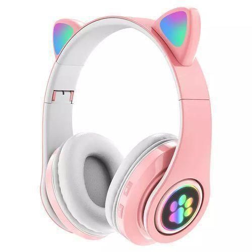 Cat Ear Bluetooth Headphones CXT-B39 Wireless Headset with LED Lights & Mic