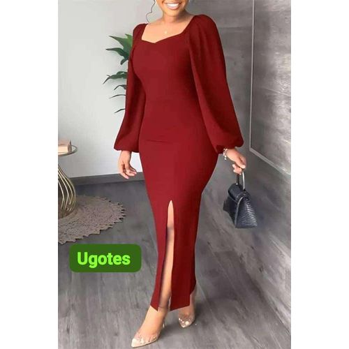 Adorable Fitted Long Gown For Ladies