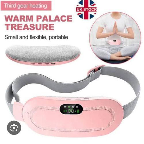 Rechargeable Women Heating Pad Rapid Waste Pain Relief Menstrual Cramps