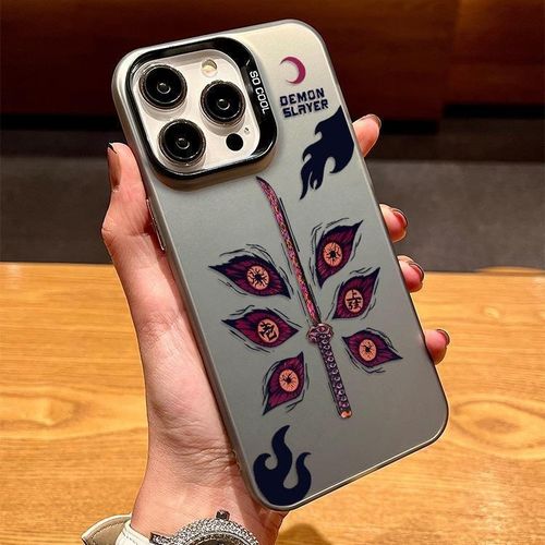 Phone Case For IPhone 16 15 Pro Max 14 13 Plus 12 11 Hybrid Matte Slim Shockproof Anti-Fingerprint Protective Cover, Hot Anime