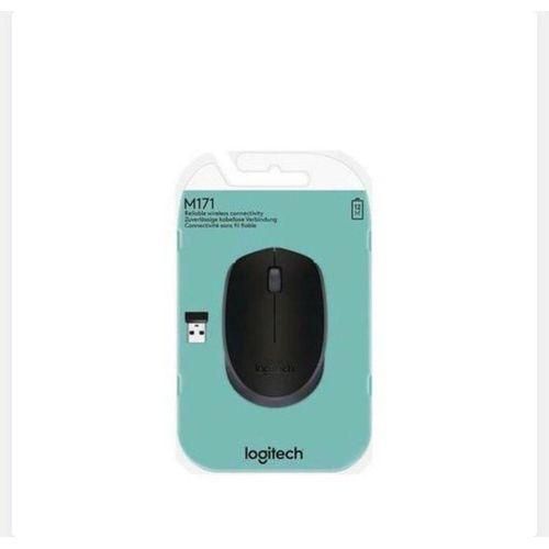 Logitech M171 Wireless Mouse – Plug-and-Play, 12-Month Battery Life, Black