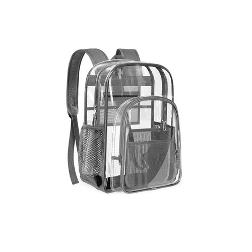 Gray Transparent Backpack