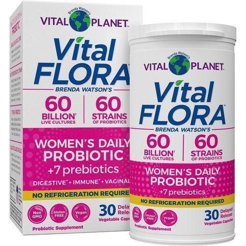 Vital Flora Womens Daily Probiotic 30 Capsules Digestiveimmune Vaginal Health