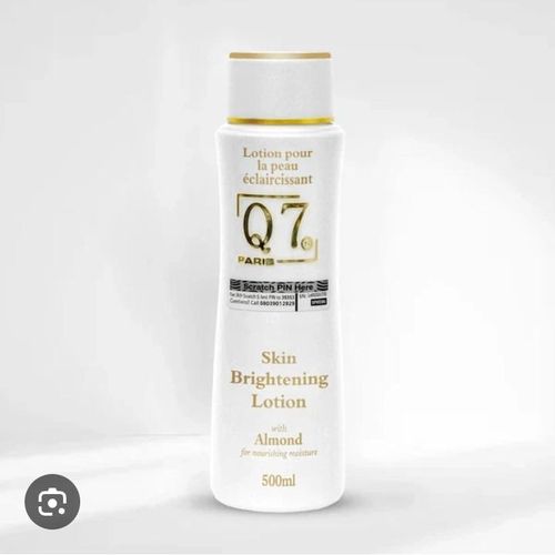 Skin Brightening lotion - Q-7 Paris Body milk with Almond oil - 500ml