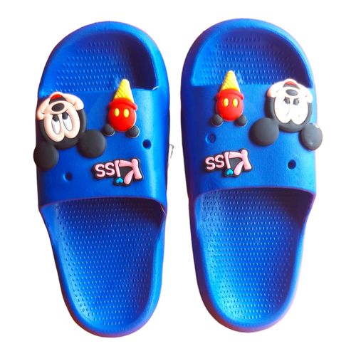Character Jibbitz Slides- Blue