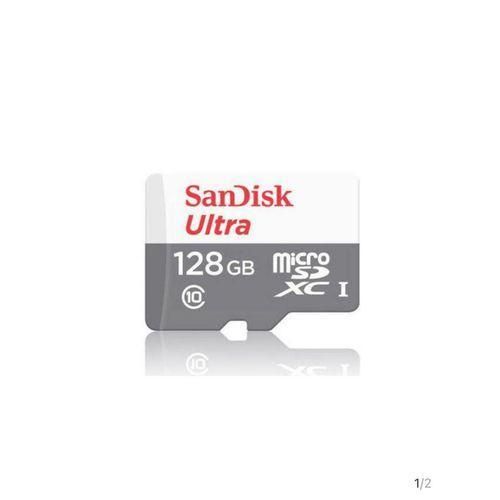 SanDisk 128GB Ultra MicroSD 100Mb/s Speed Memory Card