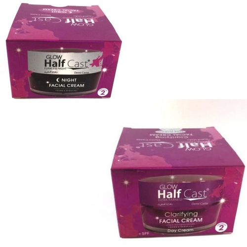 Night facial cream & clarifying day cream