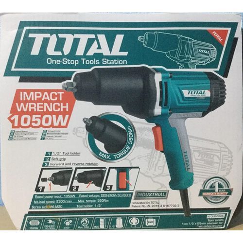 1/2" Electric Impact Wrench With Case 1050W