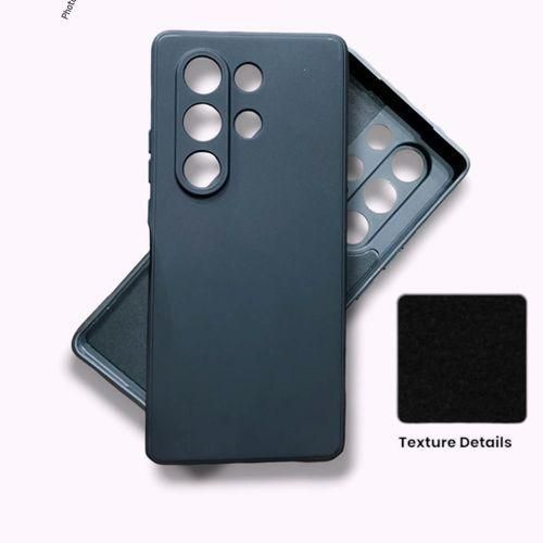 itel S26 Ultra Perfect Fit Protective Matte Black Silicone Back Case