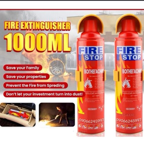 Aerosol Foamy Spray Fire Extinguisher Mini Car Fire Stop - 1000ml X 2 Pieces