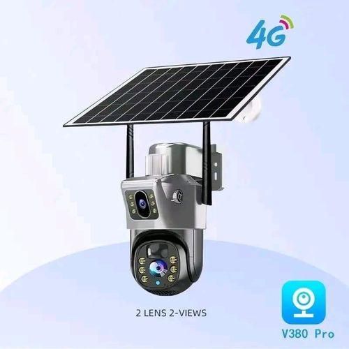 4G SOLAR POWERED CAMERA DUAL LENS WITH TWO WAY AUDIO AND AUTO TRACKING