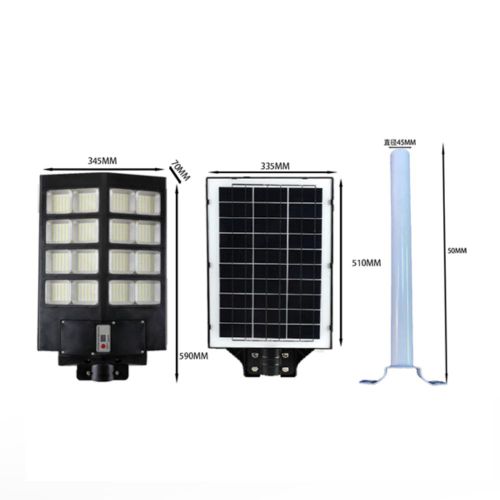 Very Rugged IP67 Outdoor Waterproof Solar Street Light 1000W with 16 Eyes