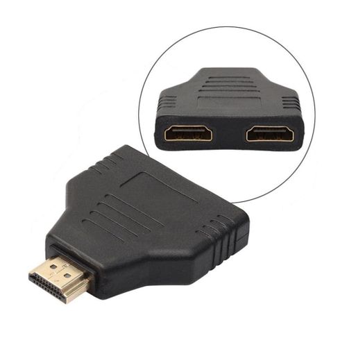 Hdmi Male to 2 Hdmi Female 1 in 2 Out Splitter Cable Adapter