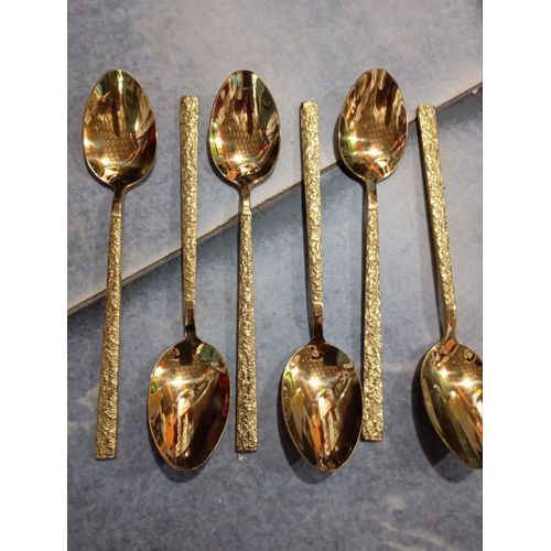 6pcs Gold Spoon