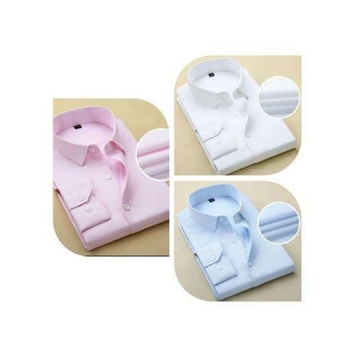 3in1 Plain Long Sleeve Shirt For Men