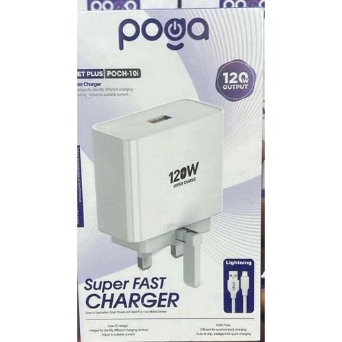 Poga 120W I.phone Charger (fast Charger)