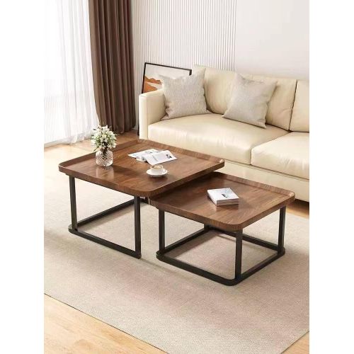 2in1 Nordic-style Nesting Coffee Table Set