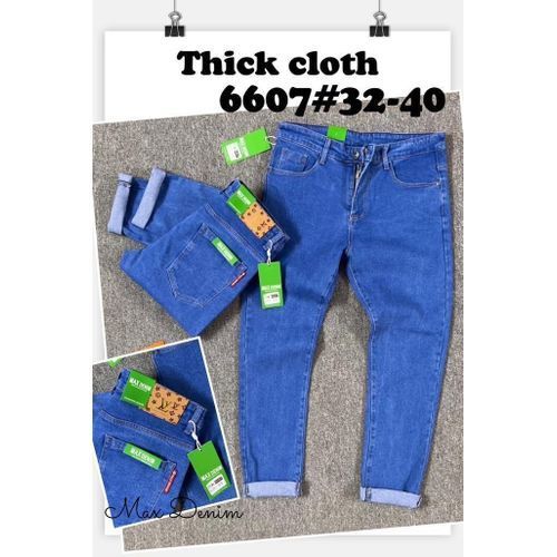 Straight Sky Blue Quality Jean For Men