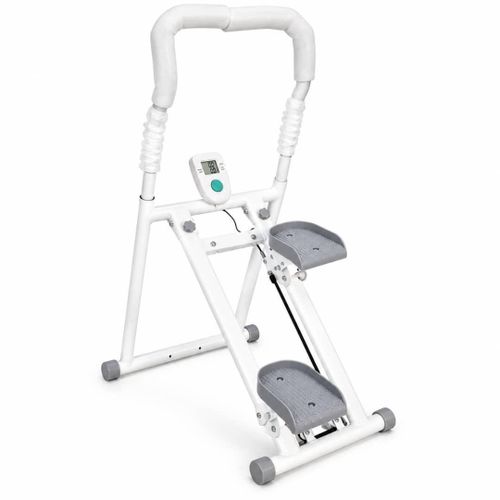 Foldable Step Climber Exercise Machine with Handlebar