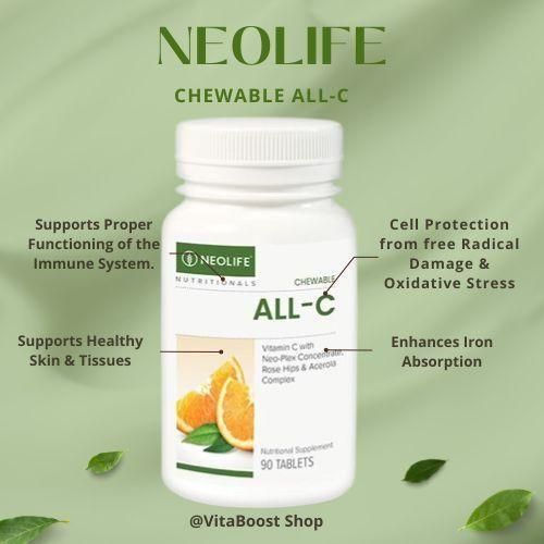 Neo NEOLIFE Natural Chewable All- C 90 Tablets (Single)