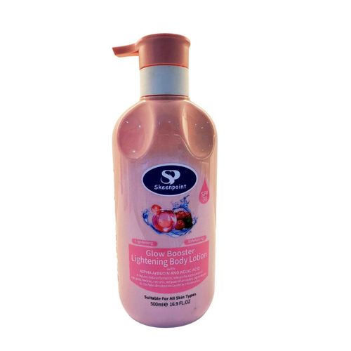glow booster lightening exfoliating body lotion-skeenpoint