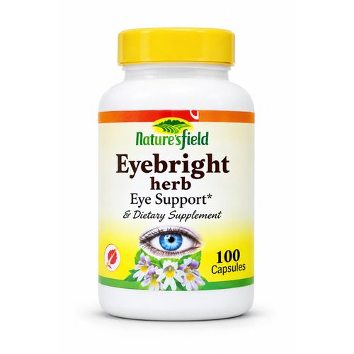 Eyebright Herb – Eye Support Dietary Supplement – 100 Capsules