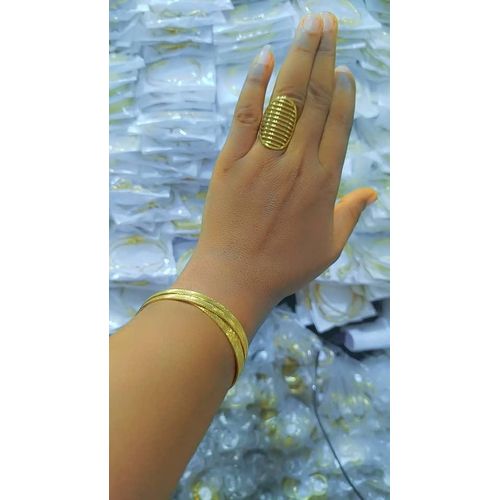 Simply And Unique Bangle And Ring For Ladies