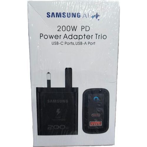 AI 200W PD Power Adapter USB-L Ports, USB-C Port. (Lightning and Type-C ports)