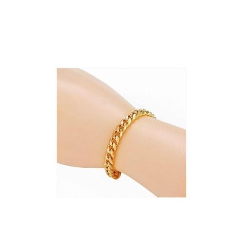 CUBAN CHAIN BRACELET- Gold