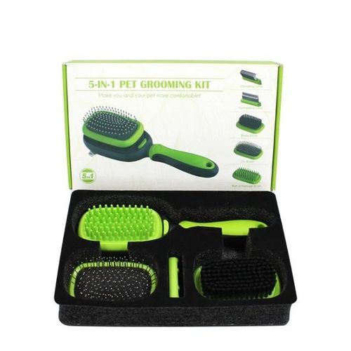Multipurpose 5 in 1 Grooming Tool Kit Cat Dog Kitten Rabbit