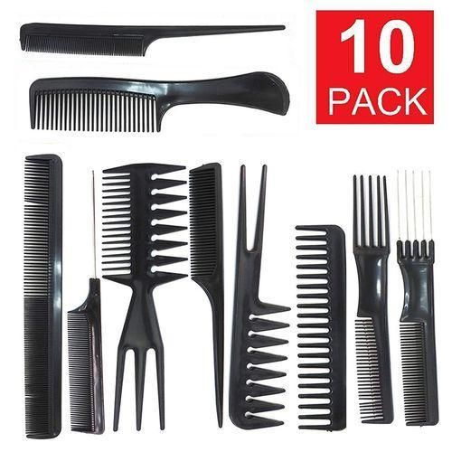 10 Piece Professional Styling Hair Comb Set-