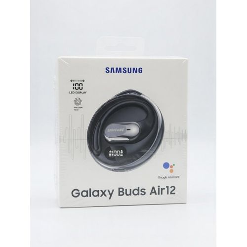 Samsung Galaxy Buds Air 12 Earbud - True wireless earbuds with 24-bit Hi-Fi sound, Active Noise Cancellation, 360 Audio Headset, seamless Galaxy Headphone, ecosystem connectivity ( Black)