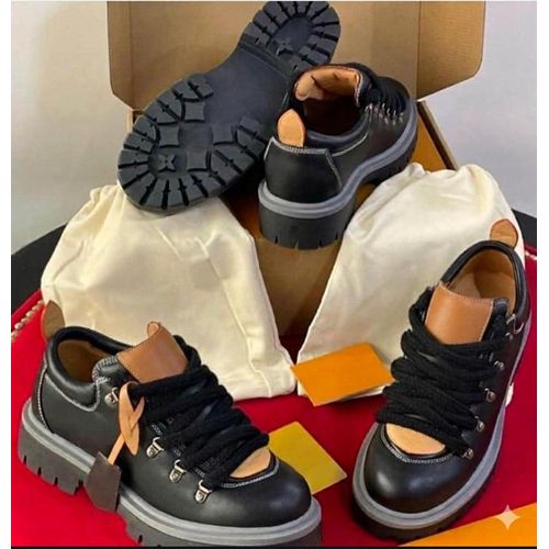 Classic Chunky Derby Leather Shoes
