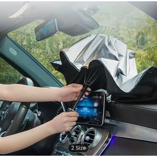 Car Parasols, Window Sunshade, Sun Shade, Front Windshield Parts, Heat Insulation, Cooling, UV Protection Tools-Small-125*65cm