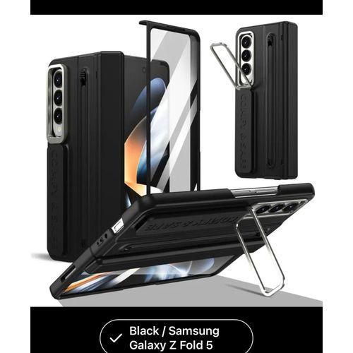Samsung Galaxy Z Fold 5 Leather Hinge Protector Case