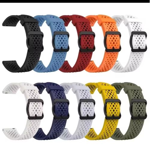 Smart watch Strap silicone band multiple dots 22MM for Samsung, oraimo itel , infinix .Tecno Samsung watch etc