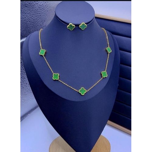Clover stainless steel necklace