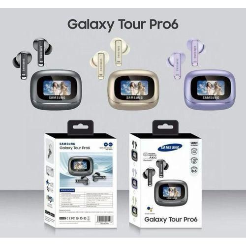 Galaxy Tour Pro6- Pure Bass Smart screen touch True Wireless Noise Cancelling Earbuds With Smart Charging Case