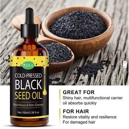 100% Pure Black Seed Oil - Cold-Pressed- Thymoquinone,Black Cumin Seed Oil, Liquid Pure Blackseed Oil,Stronger Roots, Healthier Hair,anti-hair loss oil, natural black seed oil, hair strengthening oil, black seed oil 100ml, hair booster oil