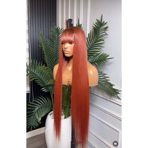 Ginger Closure Fringe Wig