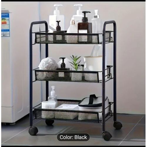 3-tier rolling utility cart