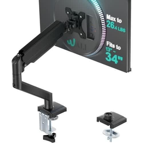 Ynja Single Monitor Mount For 17-34' Adjustable Single Monitors Arm