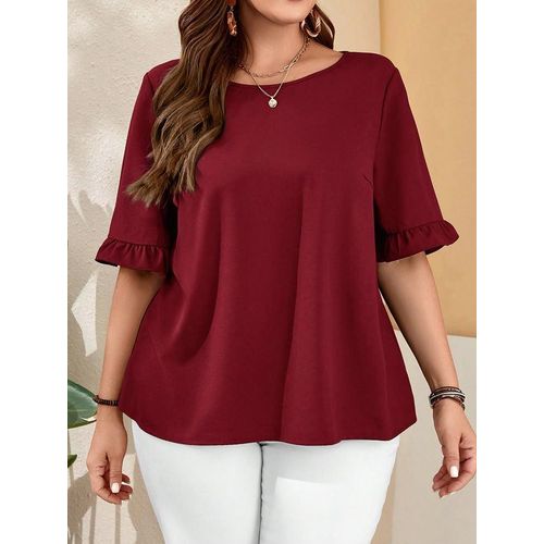 Wine Color Top for Ladies