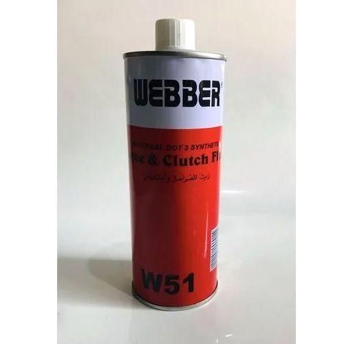Webber Dot3 Synthetic Break & Clutch Fluid- 485ml W51