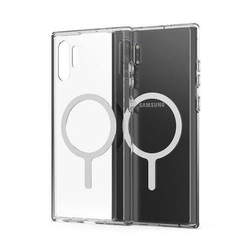 Galaxy Note 10 plus Clear Magnetic Magsafe transparent Case 5G Luxury Magnetic MagSafe Protective Case