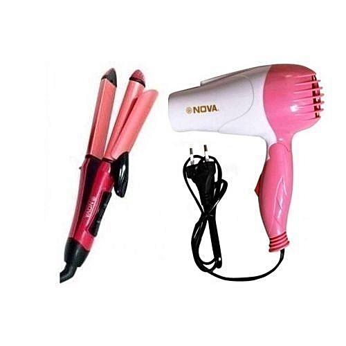 Hair Straightener Curler Professional Hair Dryer